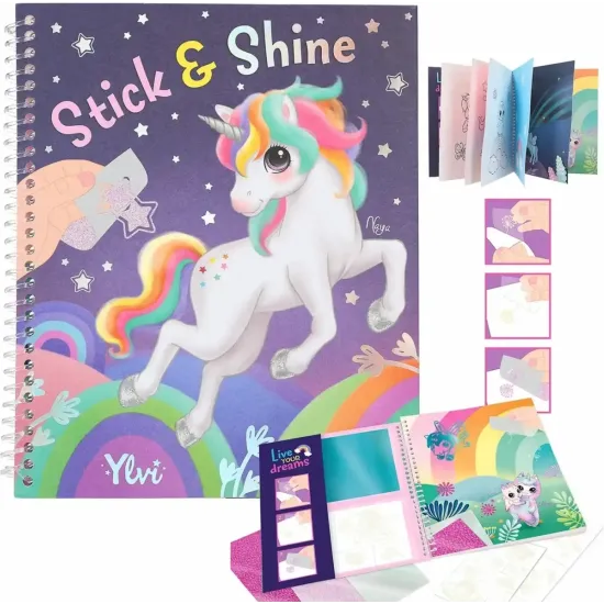 Ylvi Stick & Shine kifestő unikornisokkal Depesche