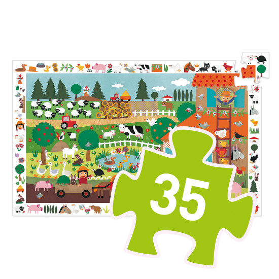 Felfedező kirakó Farm 35 darabos