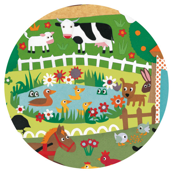 Felfedező kirakó Farm 35 darabos