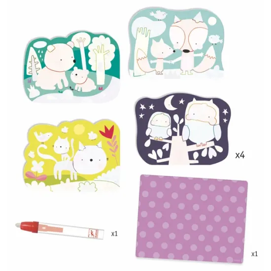 Varázslatos vízfestmény a kicsiknek