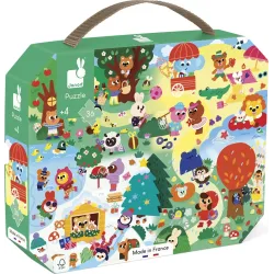 Puzzle bőröndben Négy évszak 36 db