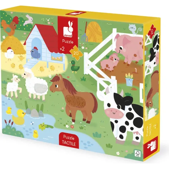Tapintásos puzzle Farm Janod Tapintásos puzzle Farm J02491