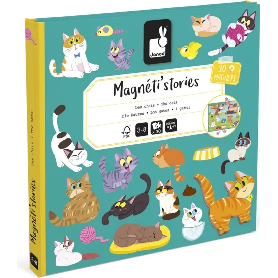 Mágneses történetek Macskák Janod Mágneses történetek Macskák J05444