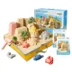 Jarmelo Kinetic Sand Deluxe készlet - Két zsák homok, 18 formázóeszköz és egy járóka