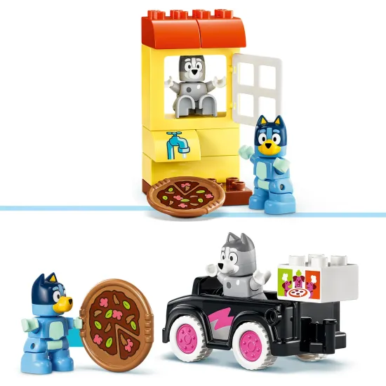 LEGO DUPLO 10469 Muffin, Bluey és a pizzafutár