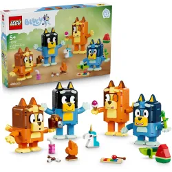 LEGO Bluey 11217 Bluey és kockákból épített családja