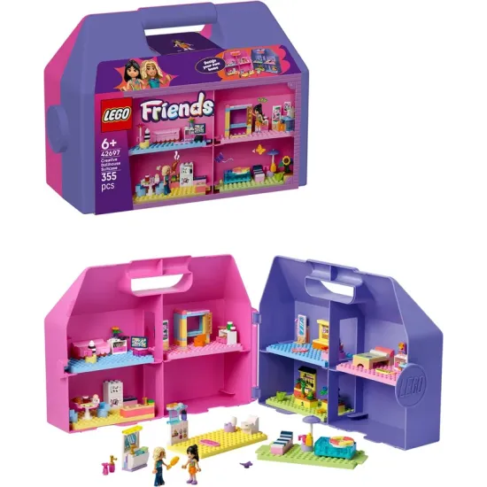 LEGO Friends 42697 Kreatív bőrönd és babaház