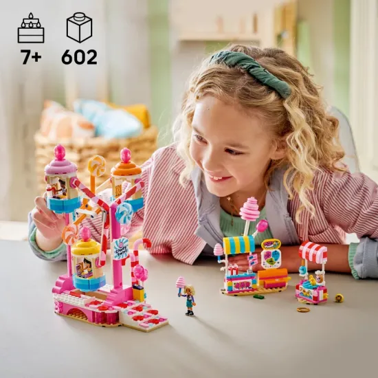 LEGO Friends 42700 Édességek és cupcake körhinta