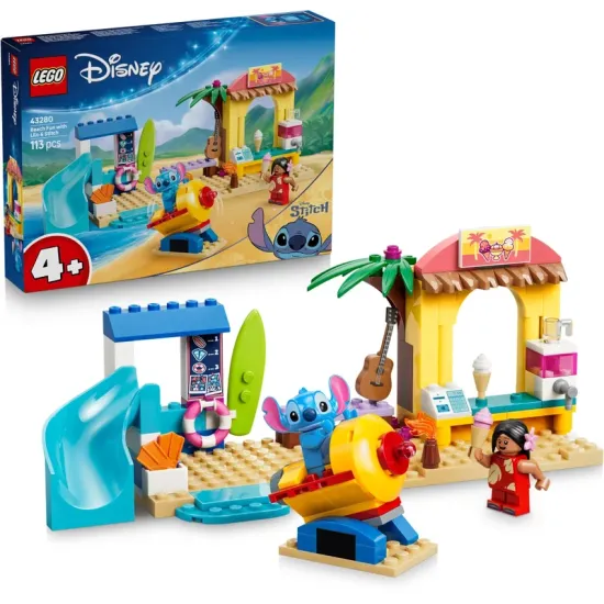 LEGO Disney 43280 Strandi mókázás Lilóval és Stitch-csel