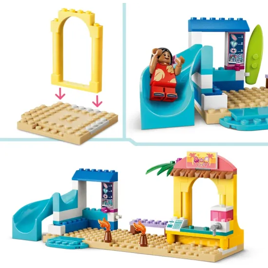 LEGO Disney 43280 Strandi mókázás Lilóval és Stitch-csel