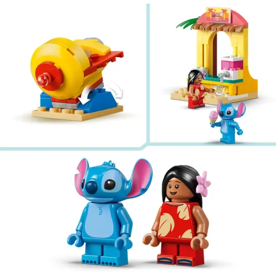 LEGO Disney 43280 Strandi mókázás Lilóval és Stitch-csel