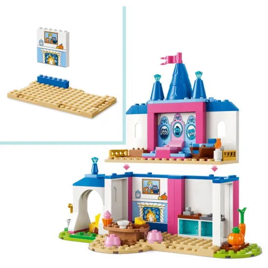 LEGO Disney 43283 Hamupipőke kastélya állatokkal