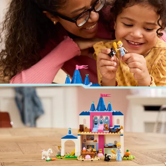 LEGO Disney 43283 Hamupipőke kastélya állatokkal