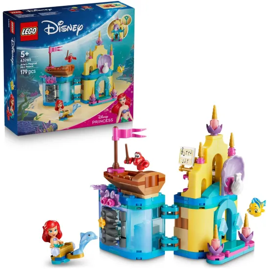 LEGO Disney 43285 Ariel és varázslatos miniatűr palotája