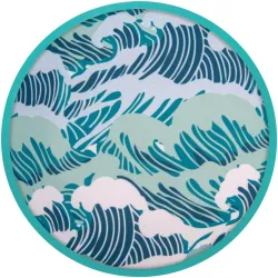 Úszó repülő korong Flobo Blue Ocean Waves