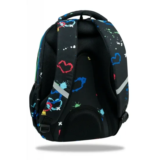 Iskolatáska Fast 40 cm Hello Kitty Neon Black