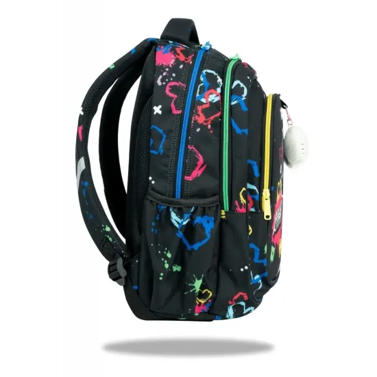 Iskolatáska Fast 40 cm Hello Kitty Neon Black