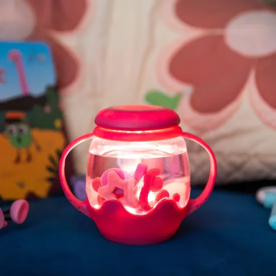 Kreatív játék a Glo Pals Mini Pink-pal – színek, mozgás és képzelet