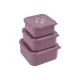 Páva uzsonnás dobozok 3 db