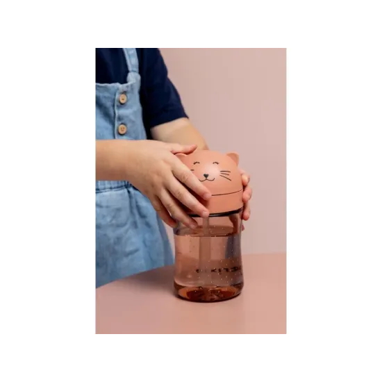 Szívószálas bögre Macska