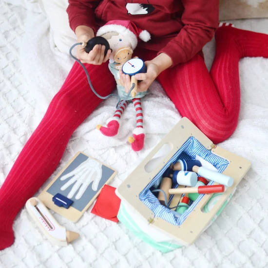 Orvosi felszerelés táskával