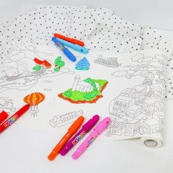 Maxi kifestőkönyv 6 m-es tekercsben A világ városai Maxi kifestőkönyv 6 m-es tekercsben A világ városai