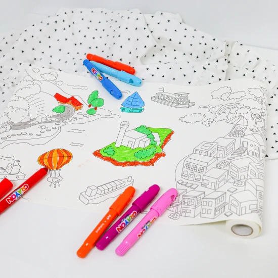 Nagy kifestőkönyv a világ Tookyland városaiban