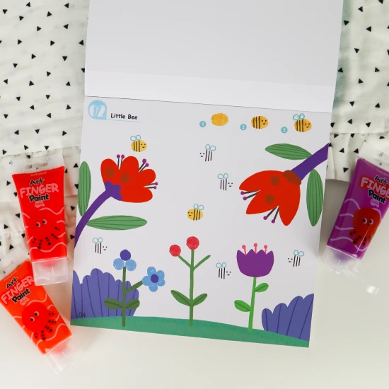 Ujjfestékes színező oldalak gyerekeknek World of Tookyland