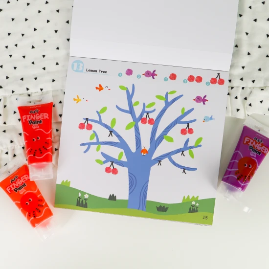 Ujjfestékes színező oldalak gyerekeknek World of Tookyland