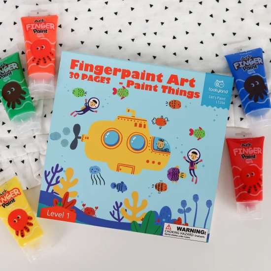 Ujjfestékes színező oldalak gyerekeknek World of Tookyland