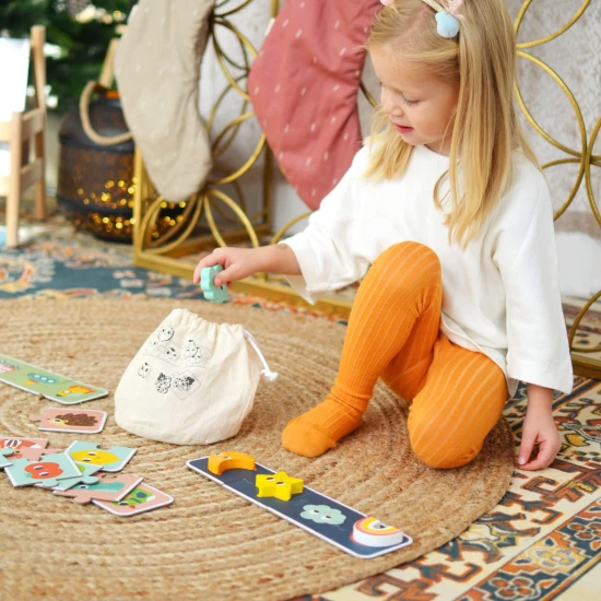 Érzékszervi pexeso és puzzle a motoros készségek és a memória fejlesztésére