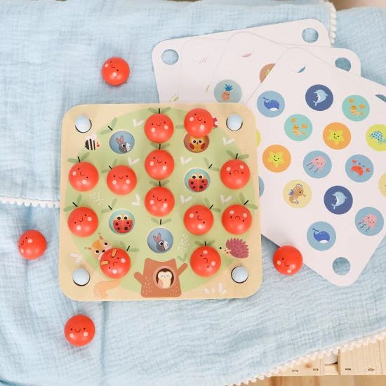 Pasztell Almák fa memóriajáték