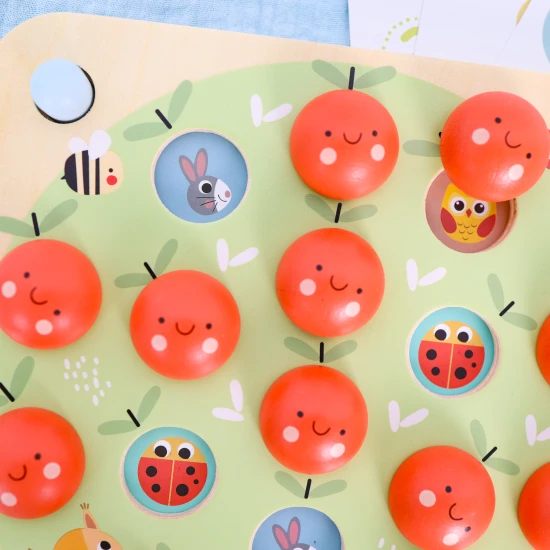 Pasztell Almák fa memóriajáték