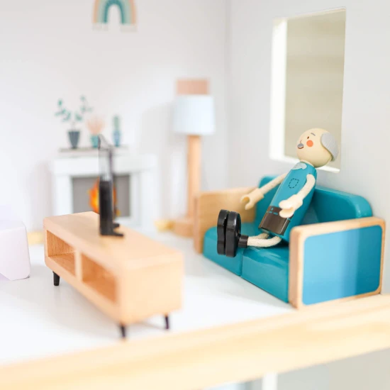 Mesebeli ház Tooky Toy babáknak