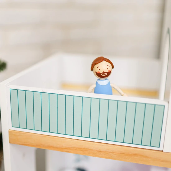 Mesebeli ház Tooky Toy babáknak