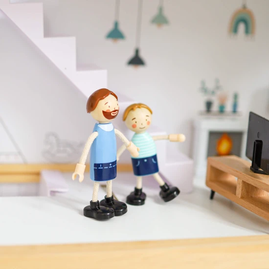 Mesebeli ház Tooky Toy babáknak