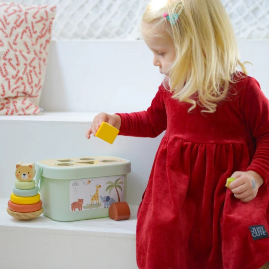 Fából készült játékkészlet gyerekeknek 3 az 1-ben