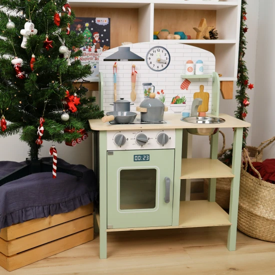 Gyerek fa konyha Pasztell 