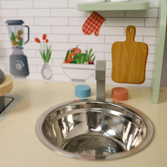 Gyerek fa konyha Pasztell 