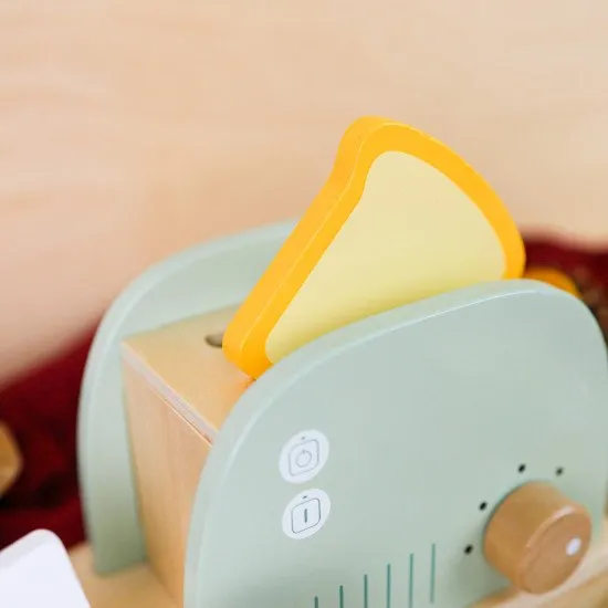 Gyermek kenyérpirító pasztell kiegészítőkkel