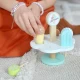 Fából készült állvány fagylaltokkal Fából készült étel Tooky Toy