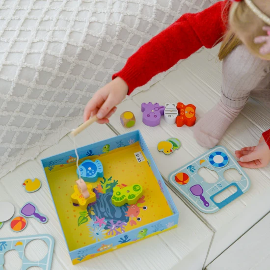 Társasjáték gyerekeknek Halfogás Több