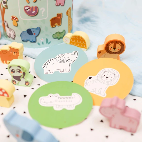 Érints és találj állatokat társasjáték gyerekeknek Tooky játék