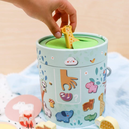 Érints és találj állatokat társasjáték gyerekeknek Tooky játék