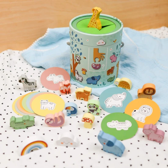 Érints és találj állatokat társasjáték gyerekeknek Tooky játék