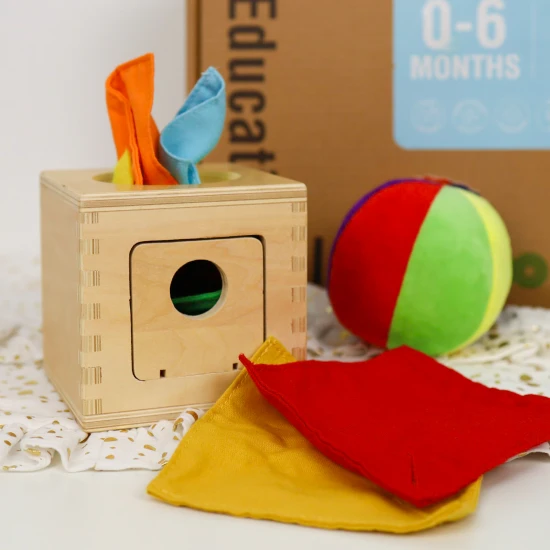 Oktatódoboz Baby Montessori játékok babáknak Tooky Toy