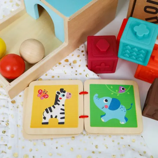 7-12 hónapos Oktatódoboz Mini Montessori játékok babáknak Tooky Toy