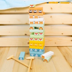 Jenga állatpasztell Jenga állatpasztell