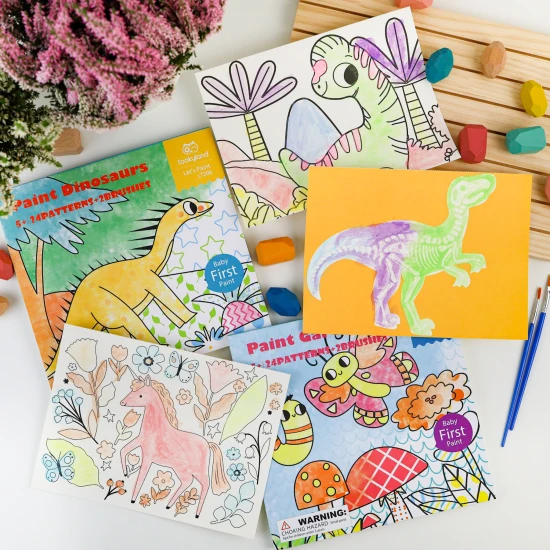 Vízfestés Garden Tookyland akvarell kifestőkönyvek