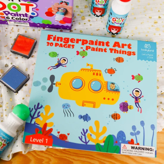 Egy nagy kreatív színkészlet csőben Festmény